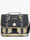 navy gold leopard