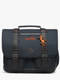 Navy Orange Stitchin