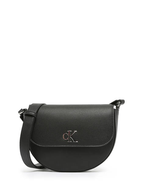 Sac Bandoulière Minimal Mono Polyester Recyclé Calvin klein jeans Noir minimal mono K610842