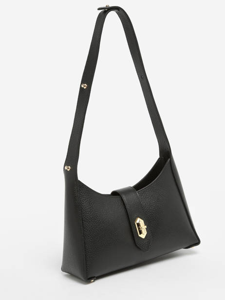 Shoulder Bag Foulonne Double Leather Lancaster Black foulonne double 60 other view 2