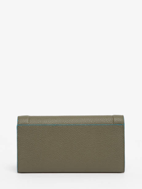 Slim Leather Wallet Ninon Lancel Green ninon A09986 other view 2