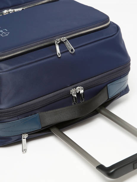 Valise Souple Leo Nylon Recyclé Lancel Bleu leo A12485 vue secondaire 1