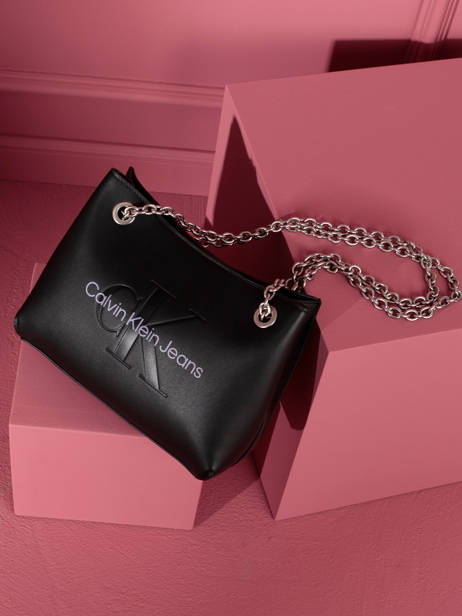 Shoulder Bag Sculpted Calvin klein jeans Black sculpted K607831