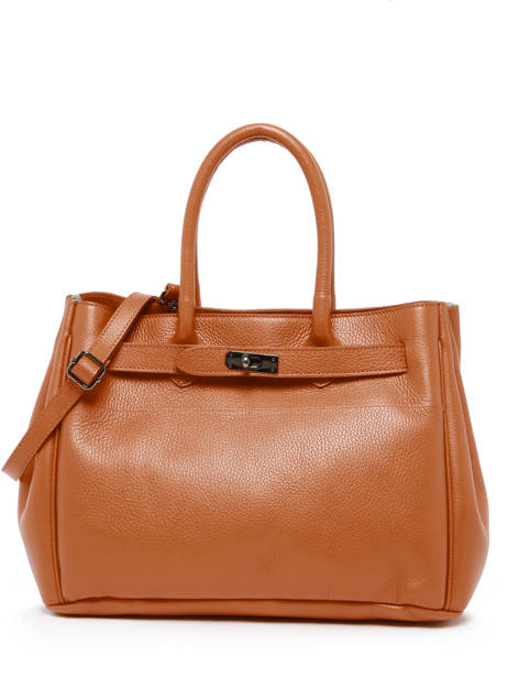 Sac Porté Main Caviar Cuir Milano Marron caviar CA23064