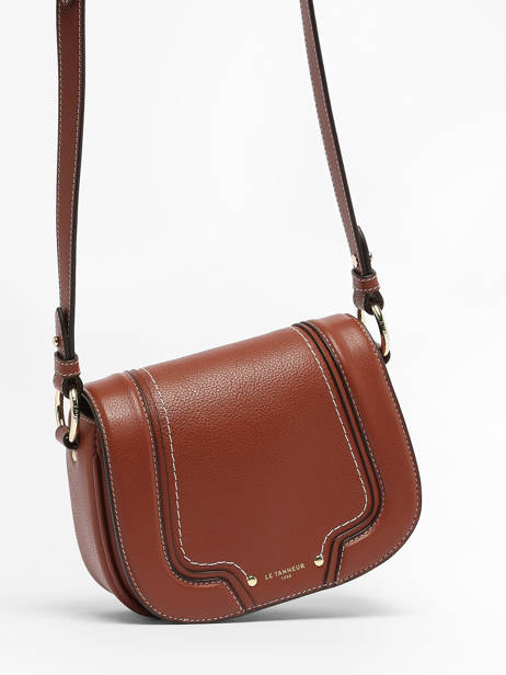 Crossbody Bag Ella Leather Le tanneur Brown ella TNGI1200 other view 2