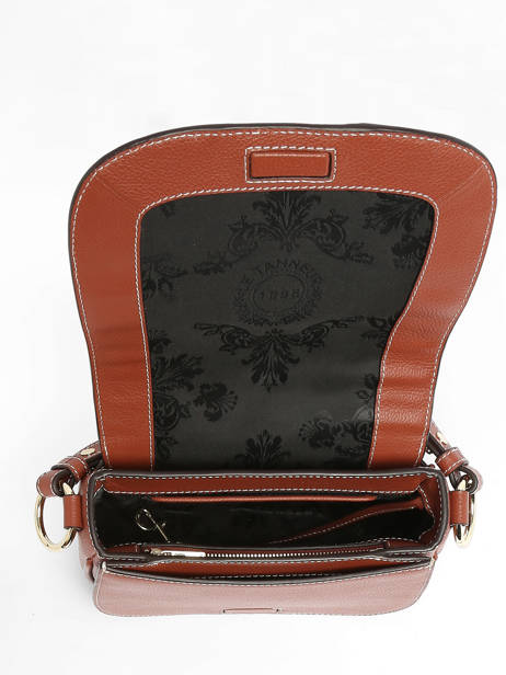 Crossbody Bag Ella Leather Le tanneur Brown ella TNGI1200 other view 3