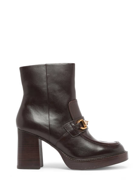 Bottines à Talon En Cuir Tamaris Rouge women 41