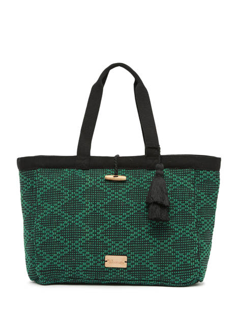 Shoulder Bag Oeillet Cotton Woomen Green oeillet WOEI04