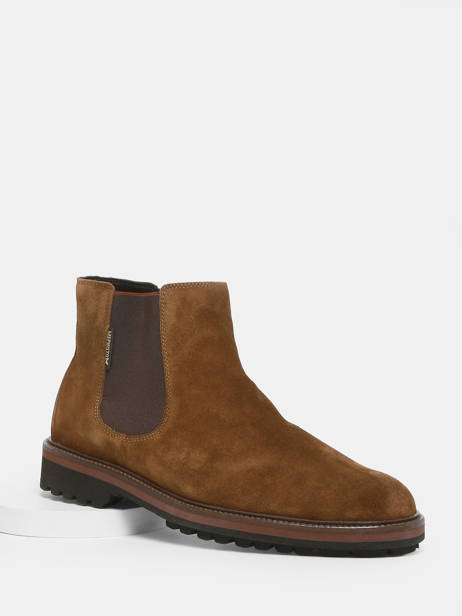 Chelsea Boots Benson En Cuir Mephisto Marron men P5143617 vue secondaire 1