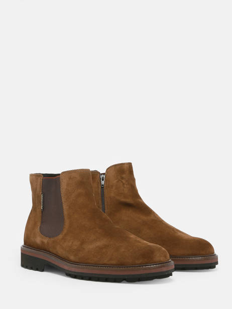 Chelsea Boots Benson En Cuir Mephisto Marron men P5143617 vue secondaire 3