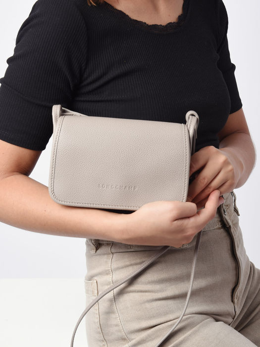 Longchamp Le foulonné Pochettes Gris
