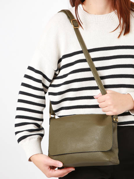 Sac Bandoulière Soft Miniprix Vert soft MD5239 vue secondaire 1