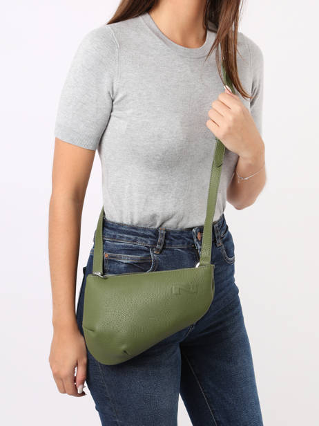 Leather Crossbody Bag N City Nathan baume Green n city N1811000 other view 1