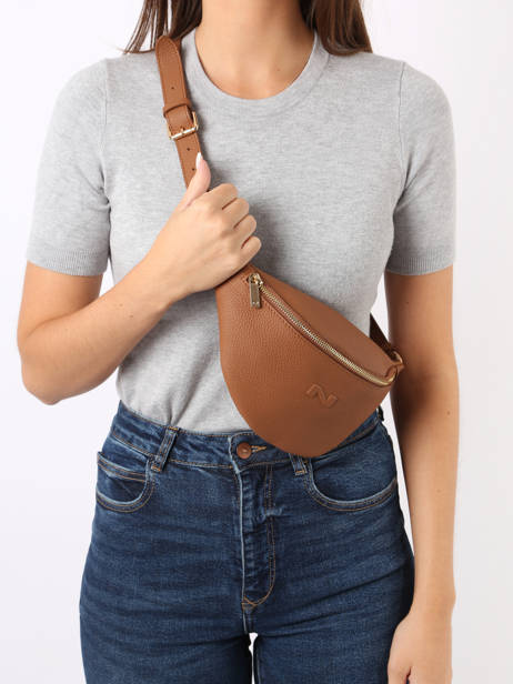 Leather Small Derby Belt Bag Nathan baume Brown n city 25 other view 1