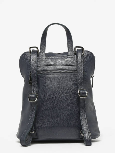 Shoulder Strap Backpack Milano Blue caviar CA23067 other view 4