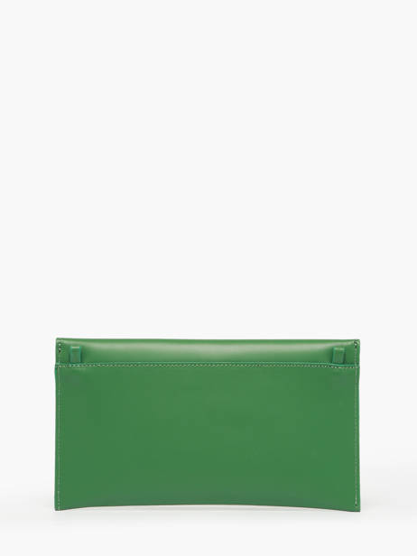 Medium Leather Paddock Clutch Bag Etrier Green paddock TLOS1670 other view 4
