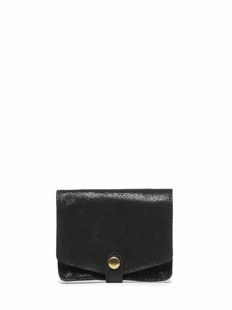 Porte-monnaie Cuir Pieces Noir soffia 17144892