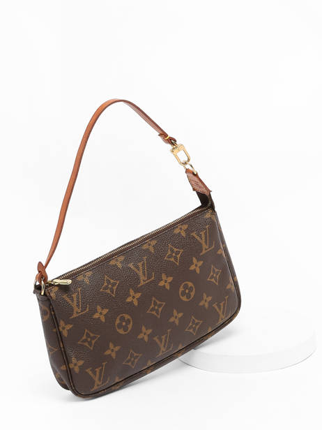 Mini-sac D'occasion Louis Vuitton Pouch Monogrammé Brand connection Marron louis vuitton AAZ0834 vue secondaire 2