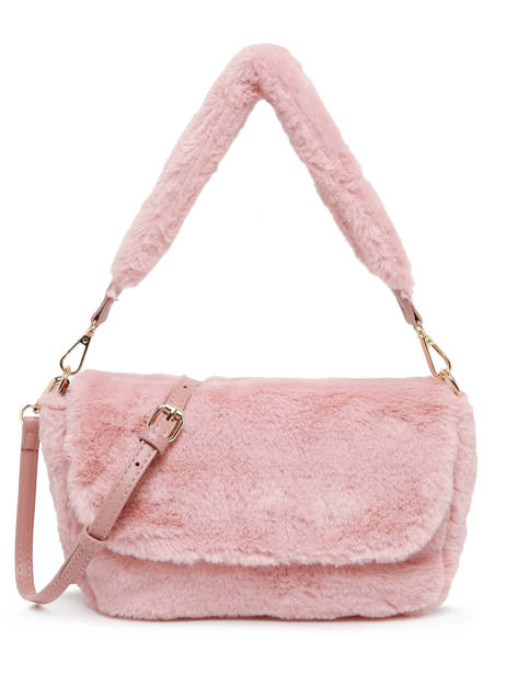 Sac Porté épaule Fur Miniprix Rose fur EL1245