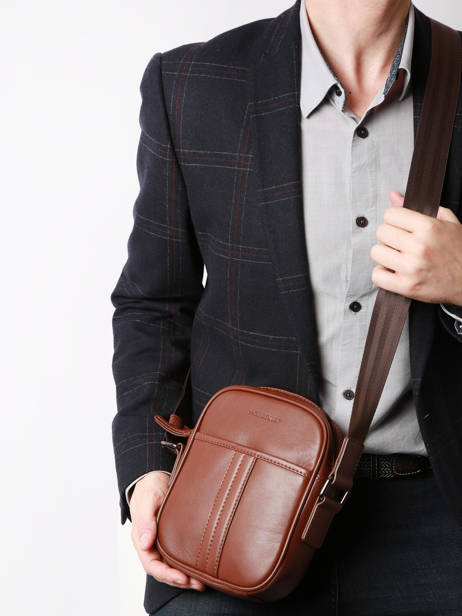 Sac Bandoulière Yves renard Marron nappa 81544 vue secondaire 1