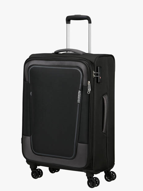 Softside Luggage Pulsonic American tourister Black pulsonic 146517 other view 3