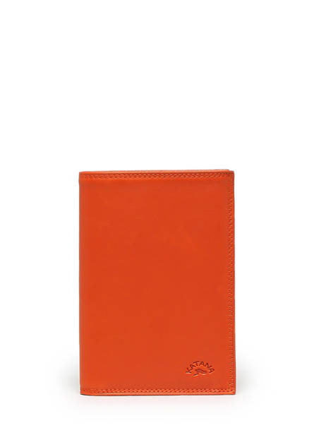 Portefeuille Cuir Katana Orange marina 753018