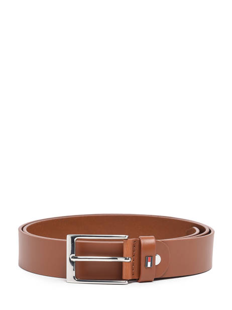 Ceinture Tommy hilfiger Marron layton AM10846