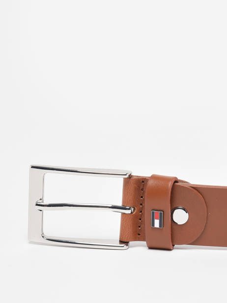 Ceinture Tommy hilfiger Marron layton AM10846 vue secondaire 2