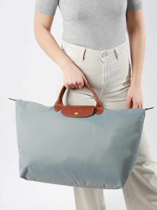 Longchamp Le pliage original Travel bag Gray