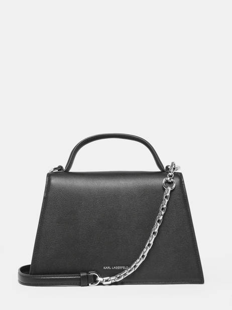 Shoulder Bag K Signature Leather Karl lagerfeld Black k signature 240W3003 other view 4