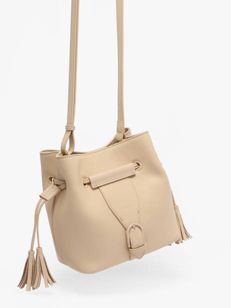 Sac Bandoulière Oxer Cuir Etrier Beige oxer EOXE004S vue secondaire 2