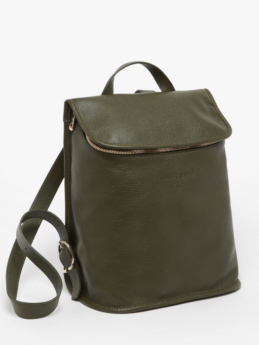 Longchamp Le foulonné Backpack Green