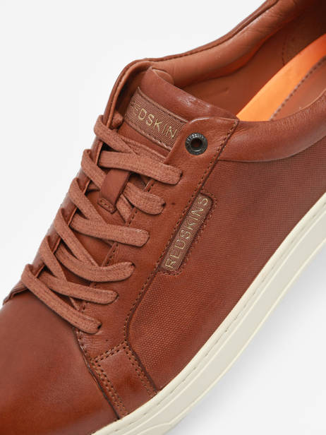 Sneakers En Cuir Redskins Marron men BAZINO vue secondaire 1