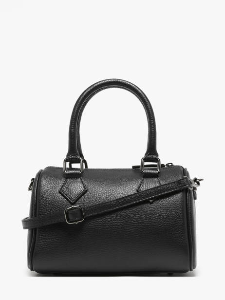 Leather Caviar Bowling Bag Milano Black caviar CA23115 other view 4