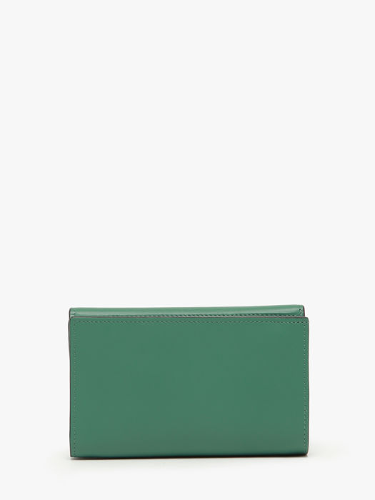 Longchamp Roseau box Wallet Green