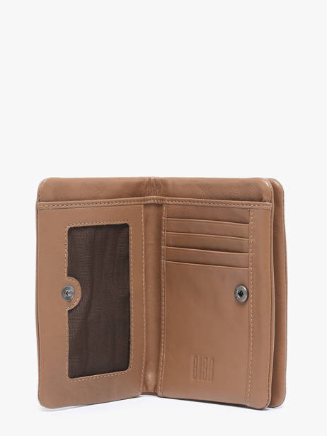 Wallet Leather Biba Brown wallet SFM4L other view 1