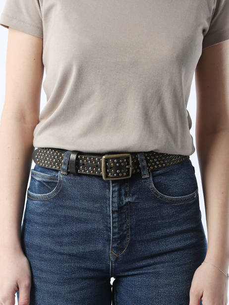 Ceinture Biba Noir accessoires NIA2A vue secondaire 1