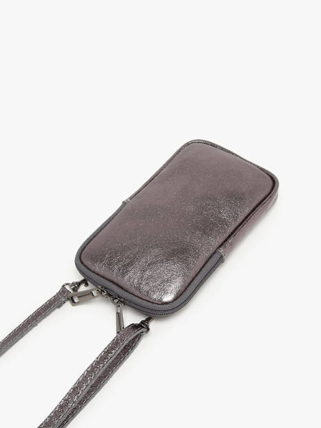 Leather Nine Phone Bag Milano Gray nine NI21104N other view 2