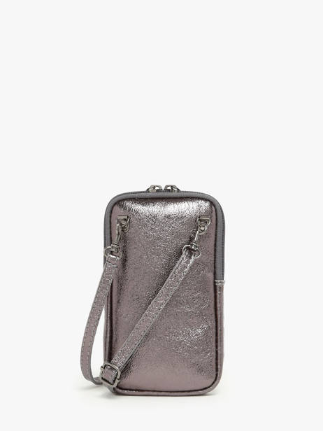 Leather Nine Phone Bag Milano Gray nine NI21104N other view 4