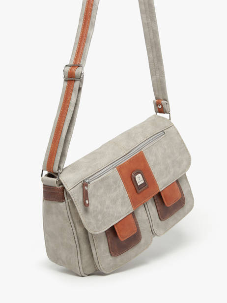 Sac Bandoulière Basic Miniprix Gris basic DD2029 vue secondaire 2