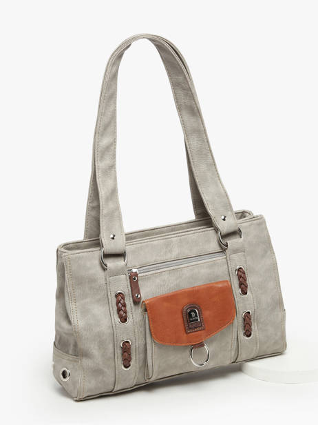 Shoulder Bag Basic Miniprix Gray basic DD0706 other view 2