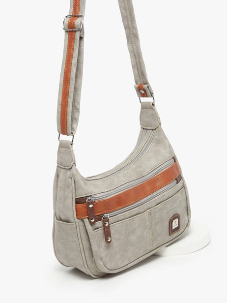 Sac Bandoulière Basic Miniprix Gris basic DD169 vue secondaire 2