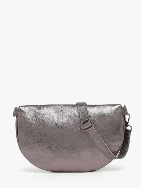 Sac Banane Nine Cuir Milano Gris nine NI21123 vue secondaire 4