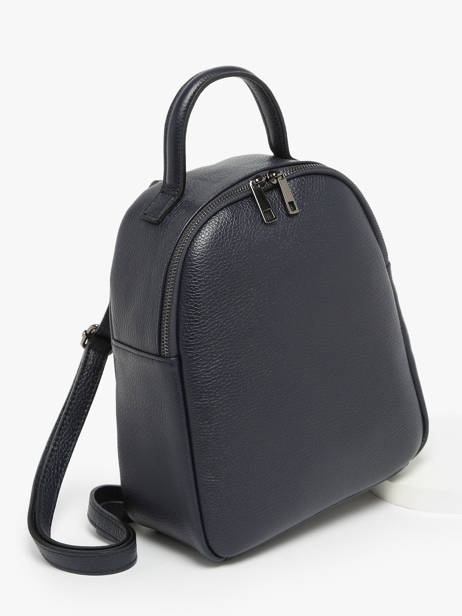 Backpack Milano Blue caviar CA23113 other view 2