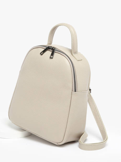 Backpack Milano Beige caviar CA23113 other view 2