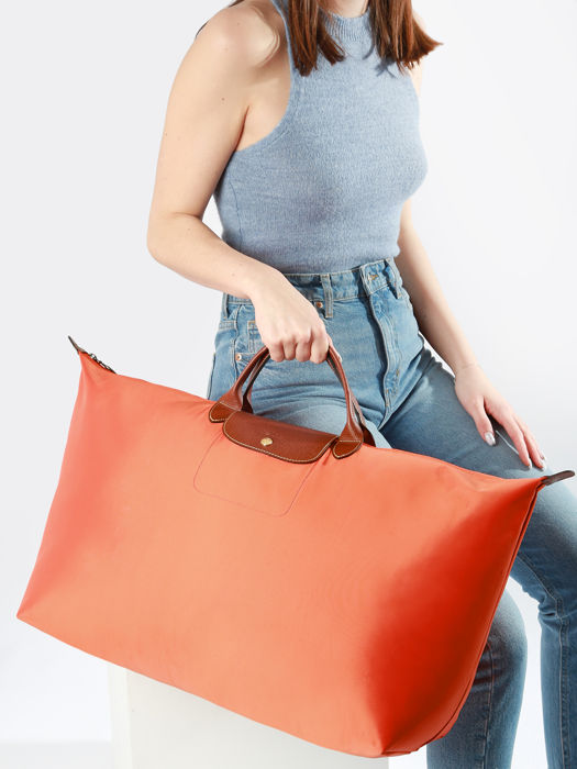 Longchamp Le pliage original Travel bag Orange