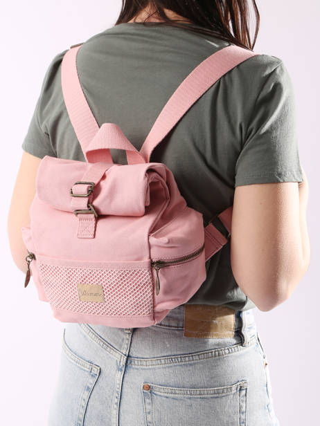 Small Rolltop Backpack Narcisse Woomen Pink narcisse WNAR04 other view 1