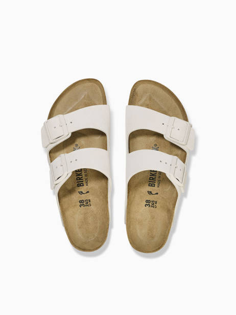 Mules Arizona En Cuir Birkenstock Beige women 10266842 vue secondaire 4