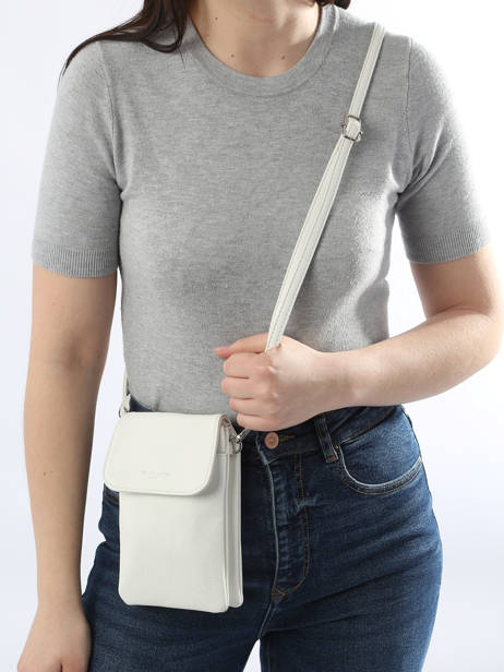 Shoulder Bag Grained Miniprix White grained F3609 other view 1