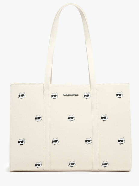 Shopping Bag K Ikonic 2.0 Cotton Karl lagerfeld Beige k ikonic 2.0 241W3883